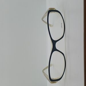 NWT WOMEN'S SAMA EYEGLASS FRAMES RHEA BLACK CREAM